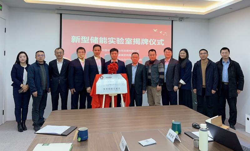 裝備集團(tuán)與中材海外、合肥工業(yè)大學(xué)共建新型儲(chǔ)能實(shí)驗(yàn)室在滬揭牌